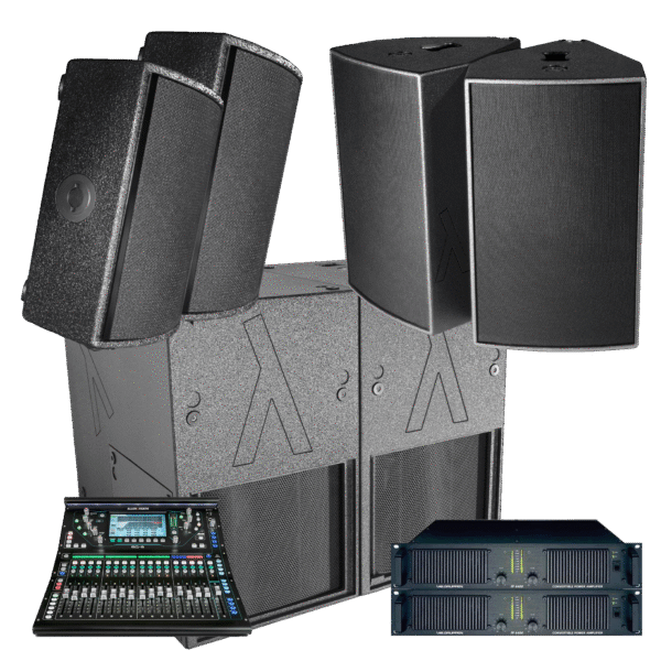 Zestaw 2 x TX-3A, 2 x DH-18, 2 x CX-1B + Lab Gruppen FP 6400