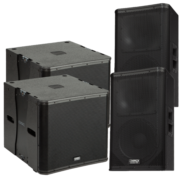 Zestaw QSC: 2x KW122, 2x KLA181